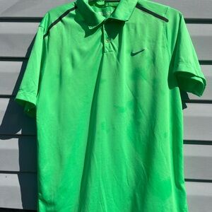 Nike Men's Polo Shirt in Bright Green